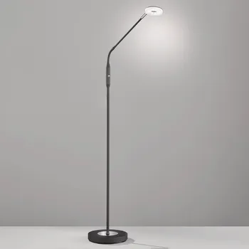 Lampička FISCHER & HONSEL LED stojací lampa Dent stmívací CCT, 1 zdroj černá matná černá 1 x 6 W LED - Doprava zdarma