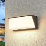 Venkovní nástěnné svítidlo Lindby LED Malim, 25 cm, antracit, IP65 tmavě šedá, bílá LED 15,8 W celkem - Doprava zdarma