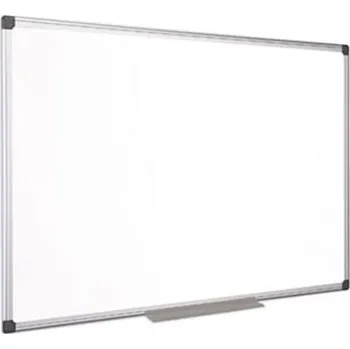 Pěnová tabule VICTORIA VISUAL Bílá magnetická tabule, 90x120cm, smaltovaný povrch, hliníkový rám, VICTORIA