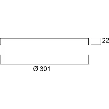 Lampička Sylvania Prstencová clona pro Start 5v1, černá matná, Ø 30,1 cm