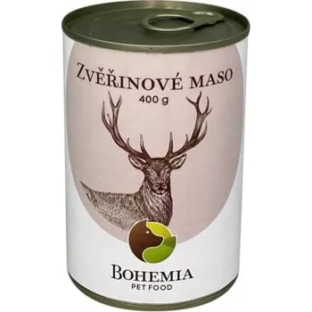 Krmivo pro psa Bohemia Pet Food Zvěřinové maso ve vlastní šťávě 400 g