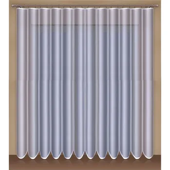 Záclona Hotová záclona nebo balkonová záclona, Edita, bílá