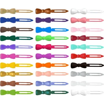 Plastové sponky "mašličky" Barva: perleťová tyrkysová, Velikost: malé