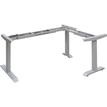 Stolová podnož Strong Elektricky nastavitelná podnož pro rohové řešení stříbrná RAL9006 mat