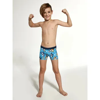 Chlapecké pyžamo Boxerky chlapecké Cornette 121 žralok modré Velikost: 134-140