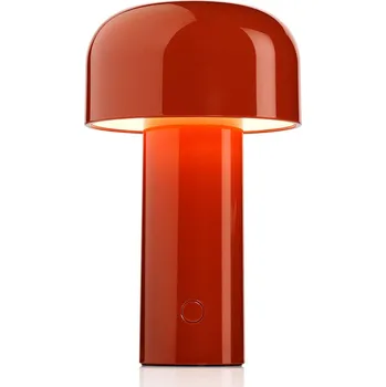 Lampička Nabíjecí LED stolní lampa FLOS Bellhop cihlově červená - kabel 120 cm LED 2,5 W celkem - Doprava zdarma