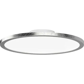 LIGHTME LED stropní svítidlo Aqua Ø30,2cm stříbrný list 1 x 24 W LED - Doprava zdarma