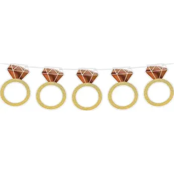 Papírová girlanda prsteny