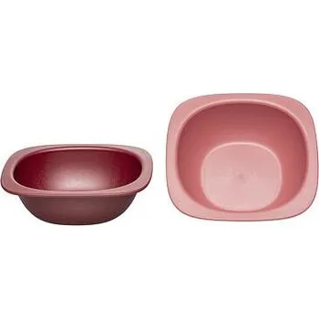 Doplněk pro panenku NIP GREEN line miska, 2ks, red