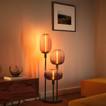 Lampička OSRAM Vintage 1906 Big Elipse, kouřová, E27, 1 800 K, vlákno kouřově šedá - Doprava zdarma