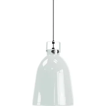 Jieldé Clément C240 závěsné světlo bílá lesk Ø24cm - délka kabelu 150 cm, Ø baldachýn 8 cm lesklá bílá 1 x 75 W - Doprava zdarma
