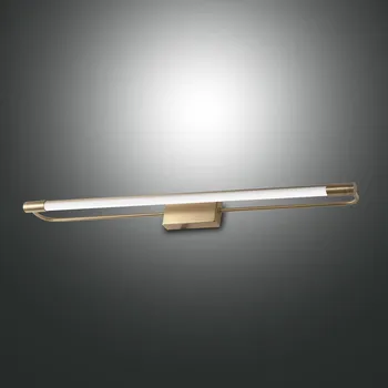 Lampička Fabas Luce LED nástěnné světlo Rapallo, mosaz, IP44, 60 cm LED celkem 20 W - Doprava zdarma