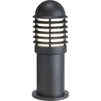 Lampička LCD Soklové světlo 1040, hliníkový odlitek s lamelami grafit 1 x 100 W - Doprava zdarma