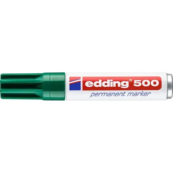 Permanentní popisovač "500" zelená, 2-7mm, klínový hrot, EDDING