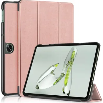 Pouzdro na tablet VSECHNONAMOBIL 80746 LEATHER Zaklápěcí kryt pro OnePlus Pad Go růžovozlatý