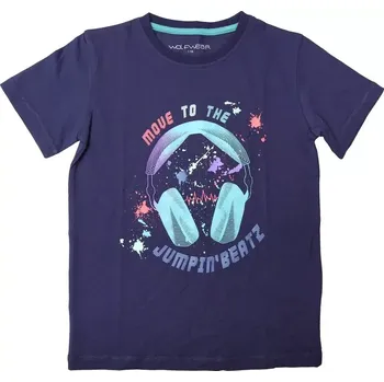 Chlapecké tričko Chlapecké tričko Wolf S2402 tmavě modré