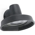 FARO BARCELONA Venkovní nástěnné světlo Bronx, tmavošedá tmavě šedá 1 x 8 W LED - Doprava zdarma