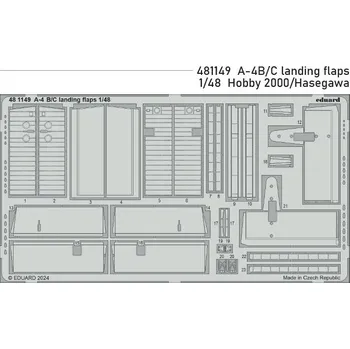 Plastikový model Eduard 1/48 A-4B/C landing flaps (HOBBY 2000 / HASEGAWA)