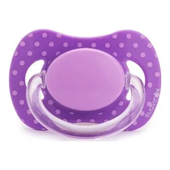 dudlíky Suavinex ŠIDÍTKO fyziologické SILIKON - FIALOVÉ