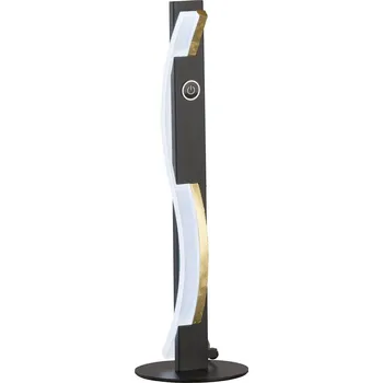 Lampička FISCHER & HONSEL LED stolní lampa Bridge Gestensensor stmívatelné CCT černá černá matná, listové zlato, bílá satinovaná LED 9 W celkem - Doprava zdarma