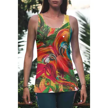 UTOPY Dámské Dámské sportovní tílko Birds Velikost: M