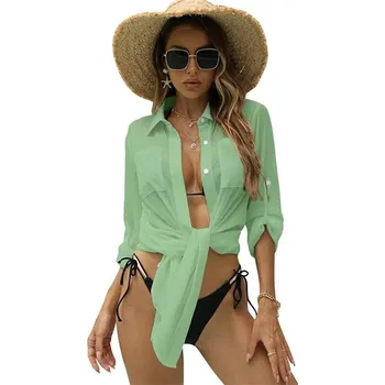 Dámský svetr Dámské plážové pončo