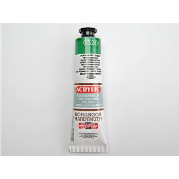 Výtvarná barva KOH-I-NOOR Akrylová barva 162736 / 0520 zeleň permanentní 40ml