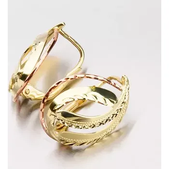 Náušnice Dámské náušnice zlato mix 585 52NK-348