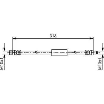 Brzdová hadice Brzdová hadice BOSCH 1 987 481 618