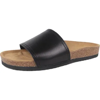 Dámské pantofle Dámské zdravotní pantofle Barea kožené černé 888052 široká špička - 37