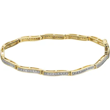 Náramek Zlatý náramek s diamanty - 0,30 ct - ryzost 585 - 160.428