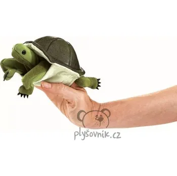 plyšák Folkmanis Želva na prst plyšová