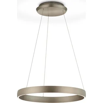 Knapstein LED závěsné světlo Sara-60 bronz 2 200-3 000 K - baldachýn - výška 6 cm, Ø 30 cm bronzová 75 W LED celkem - Doprava zdarma