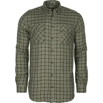 Pánská košile Pinewood Pánská lovecká košile Lappland Wool Velikost: 3XL Mossgreen/L.Khaki