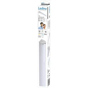 Lampička Ledino Nástěnné svítidlo LED do koupelny Lind IP44 4 000 K chrom/bílá chrom, bílá LED 15 W celkem - Doprava zdarma