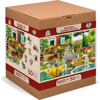 Puzzle Wooden City Dřevěné puzzle Zahrada L 505 dílků