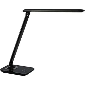 Lampička Aluminor Bob LED stolní lampa CCT stmívatelné černá - dolní profil - délka 38 cm, šířka 4,2 cm; horní profil - délka 36,4 cm, šířka 4,2 cm; základna - délka 19,8 cm, šířka 12,8 cm černý LED celkem 7 W - Doprava zdarma