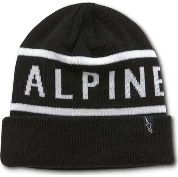 Čepice čepice WORDY CUFF BEANIE, ALPINESTARS (černá/bílá)