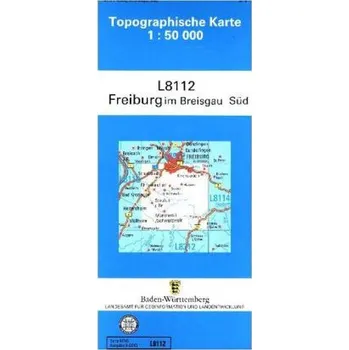 Topographische Karte Baden-Württemberg, Zivilmilitärische Ausgabe - Freiburg im Breisgau Süd