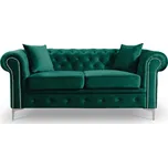 Rozkládací pohovka Roma Chesterfield II Zelená