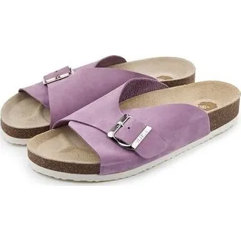 Dámská zdravotní obuv Vlnka Dámské korkové anatomické nazouváky Orion fialová velikost obuv dospělí 36