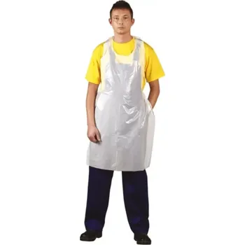 Pracovní zástěra Reis FFOL W zástěra bílá 100 KS 117x70