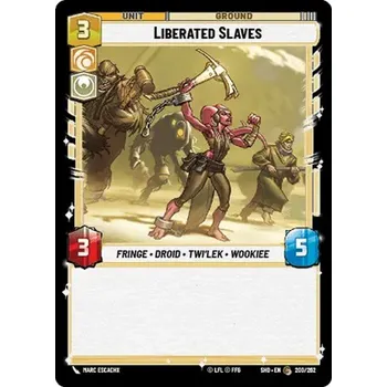 Sběratelská karetní hra Liberated Slaves 200/262 - Shadows of the Galaxy Typ karty: Standard