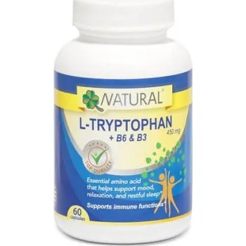 Aminokyselina Natural SK L-Tryptophan 450 mg 60 kapslí + 2 měsíce na vrácení zboží