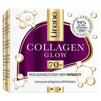 Lirene Collagen Glow regenerační protivráskový krém 70+ 50 ml