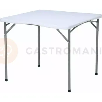 Zahradní stůl Čtvercový cateringový stůl, skládací, s rozměrem 870x870x740 mm | AMERBOX, 810347