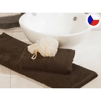 Osuška Luxusní osuška 70x140 JUVEL 580g Vlny 3D tmavě hnědé