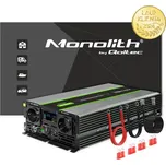 Qoltec 51923 Monolith měnič napětí 3000W/6000W | z 24V na 230V | Čistý sinus | LCD displej | Dalkové ovladání