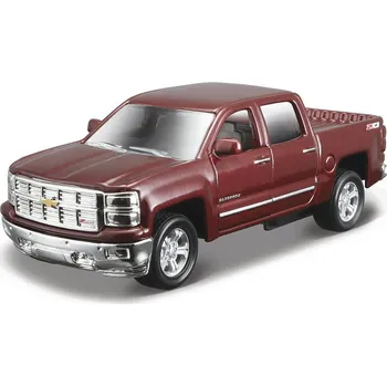 autíčko Maisto Chevrolet Silverado 2014 1:52 vínová metalíza - expresní doprava