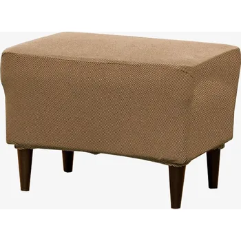 Napínací potah Astoreo Potah na taburet Gisela světle hnědá taburet